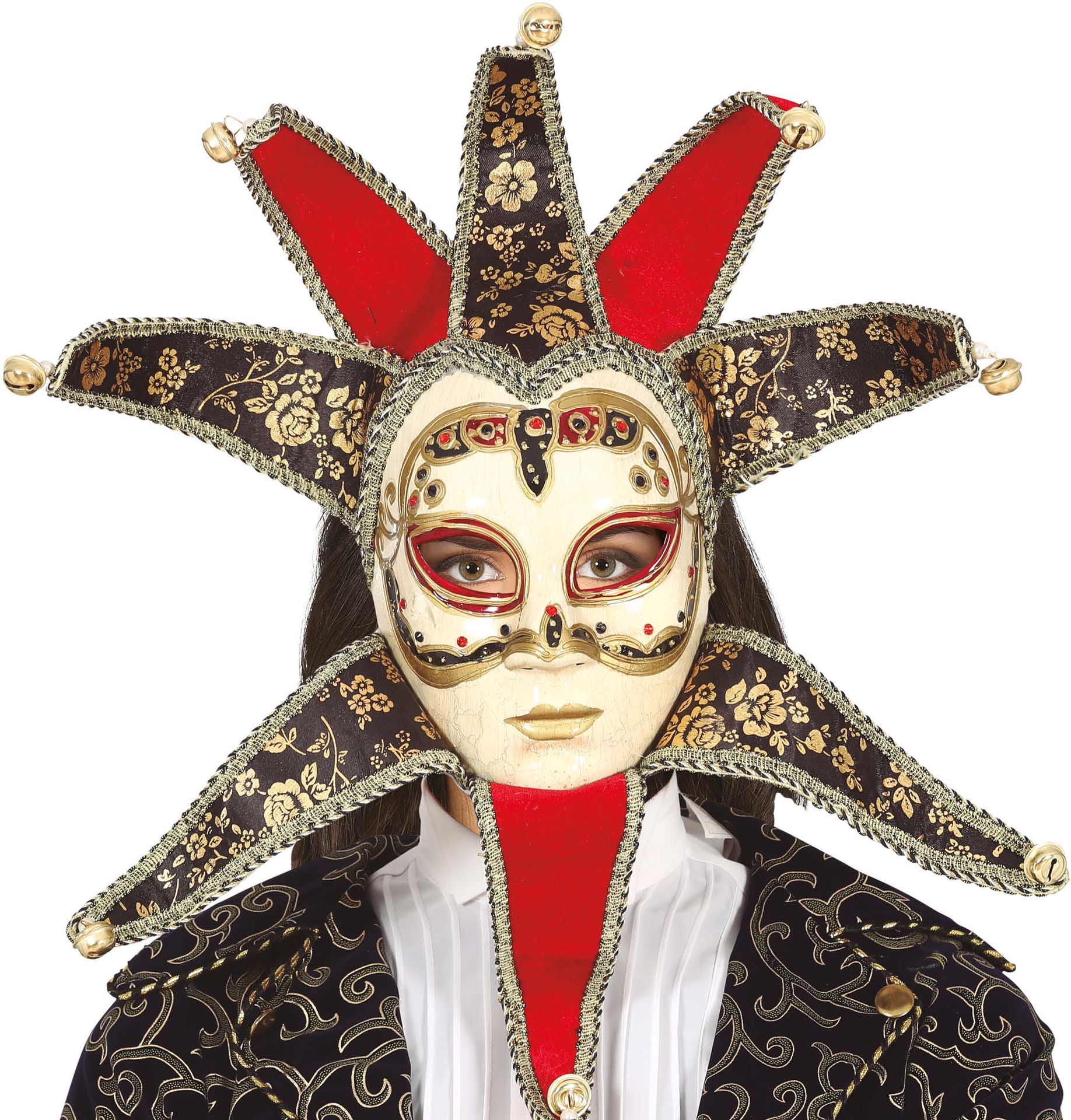 Venetiaans Carnaval Joker Masker