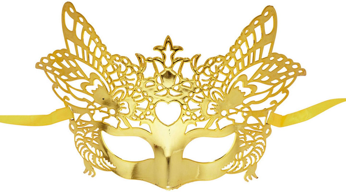 Venetiaans masker goud