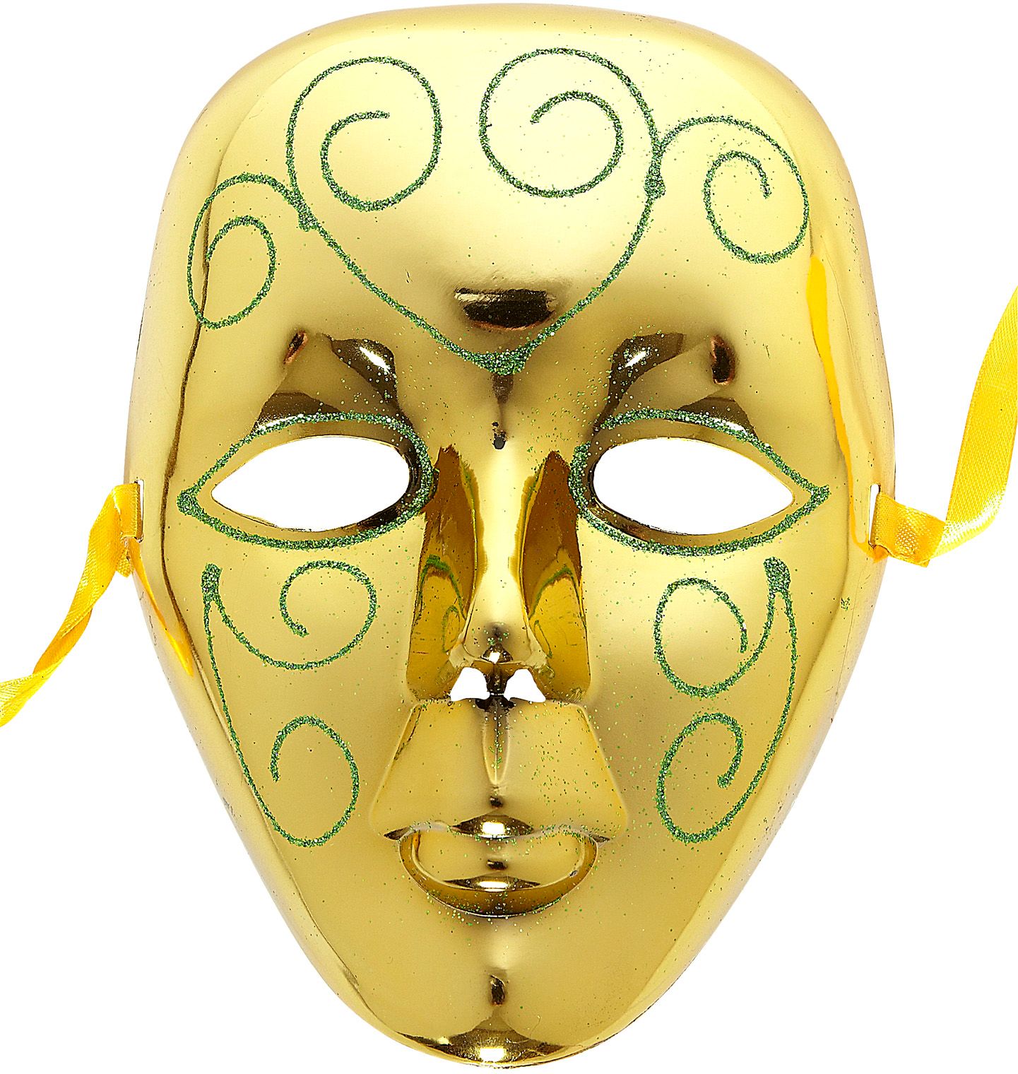 Venetiaans masker goud met glitters