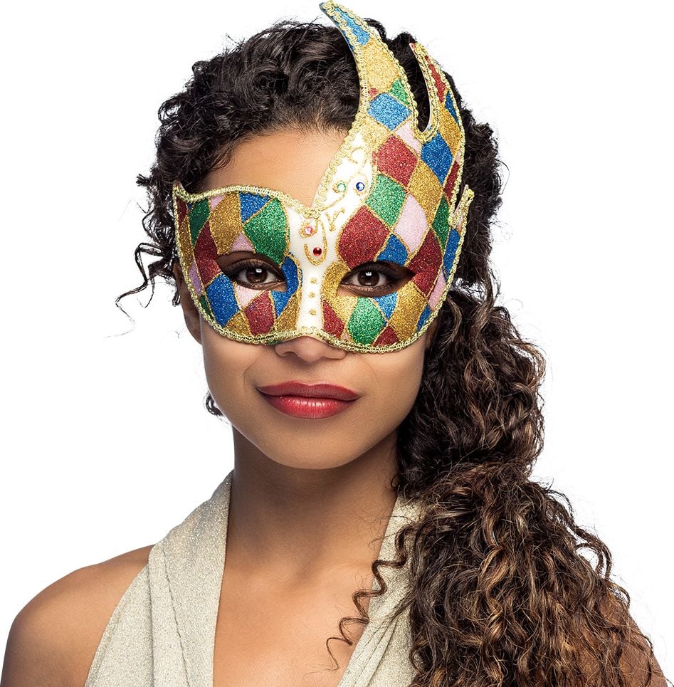 Venice oogmasker jester
