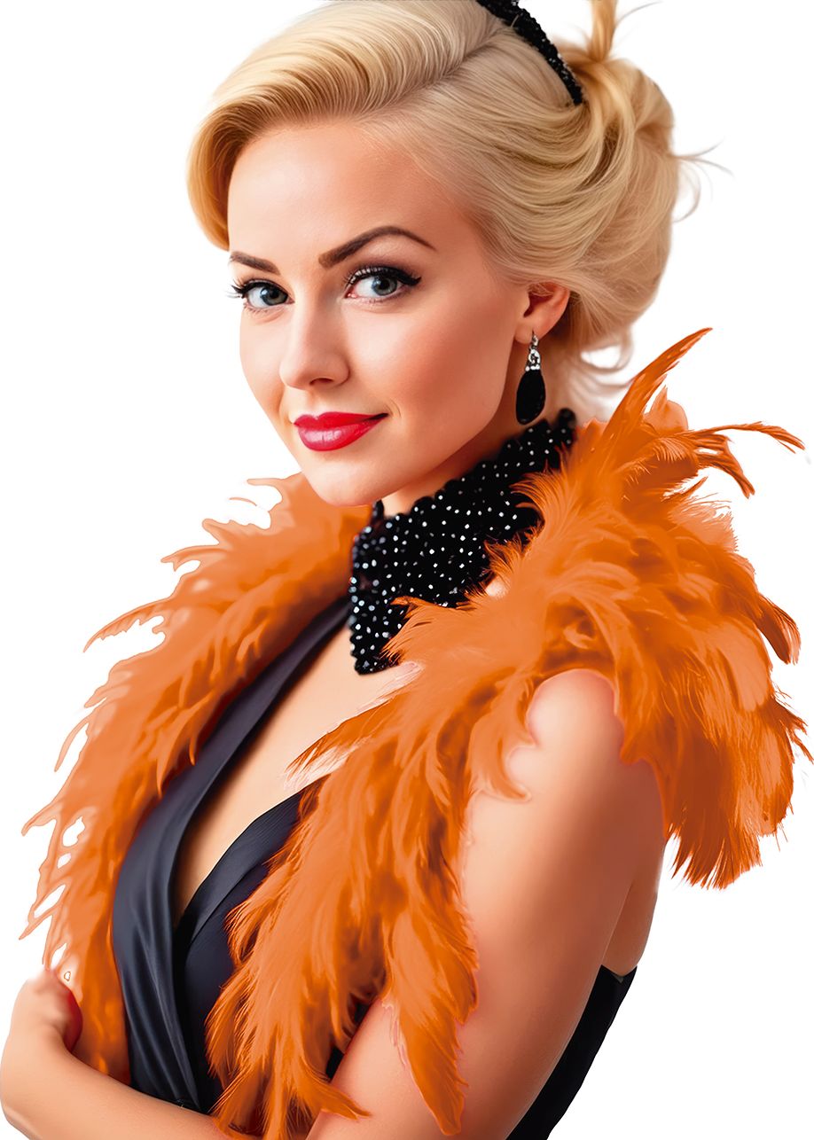 Veren Boa Oranje 180Cm