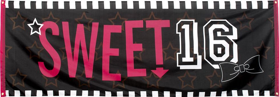 Verjaardag sweet 16 banner