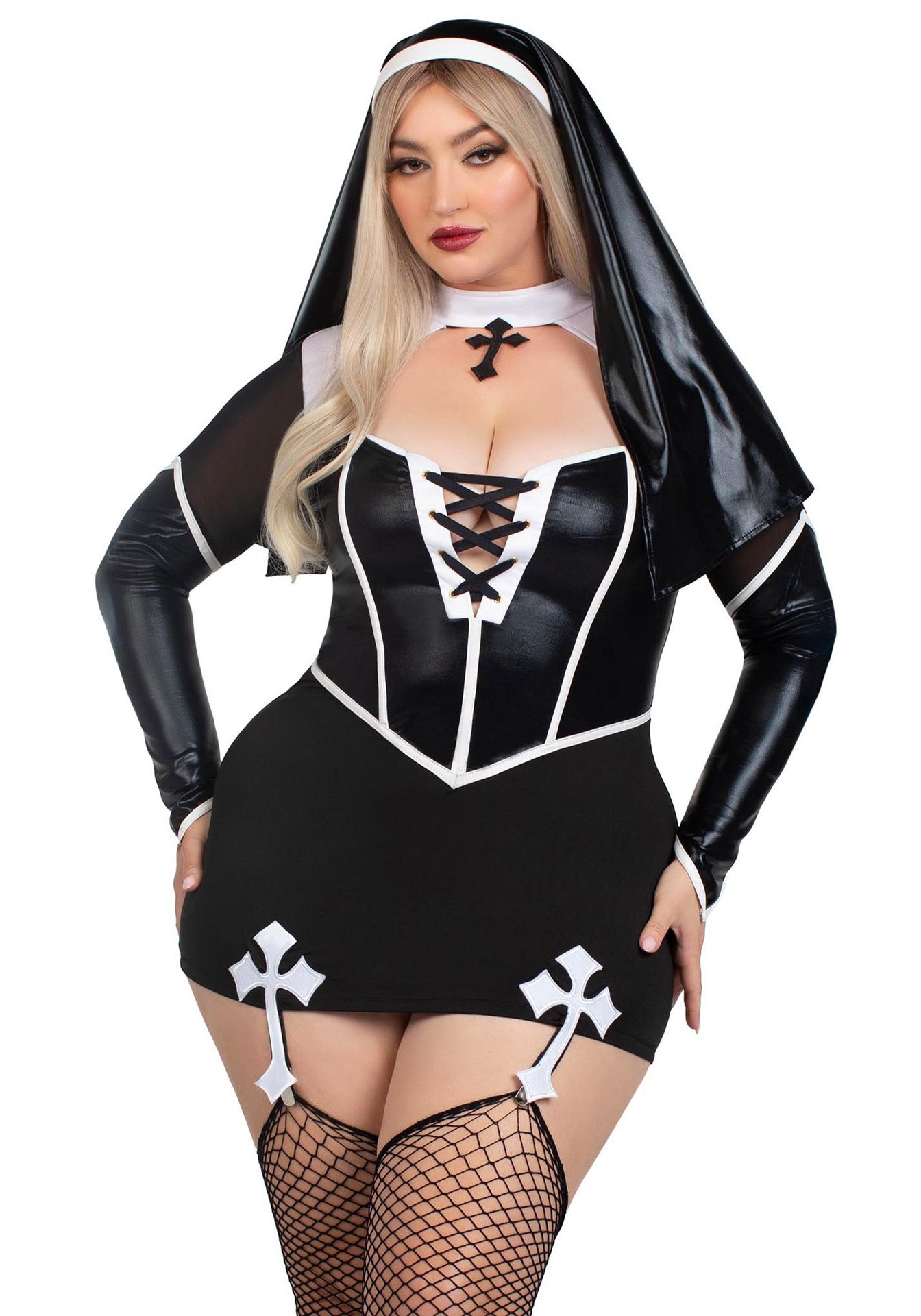 Verleidelijke en sexy plus size jurk "Holy Hottie"