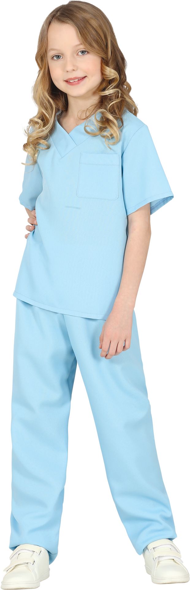 Verpleegkundige blauw outfit kind