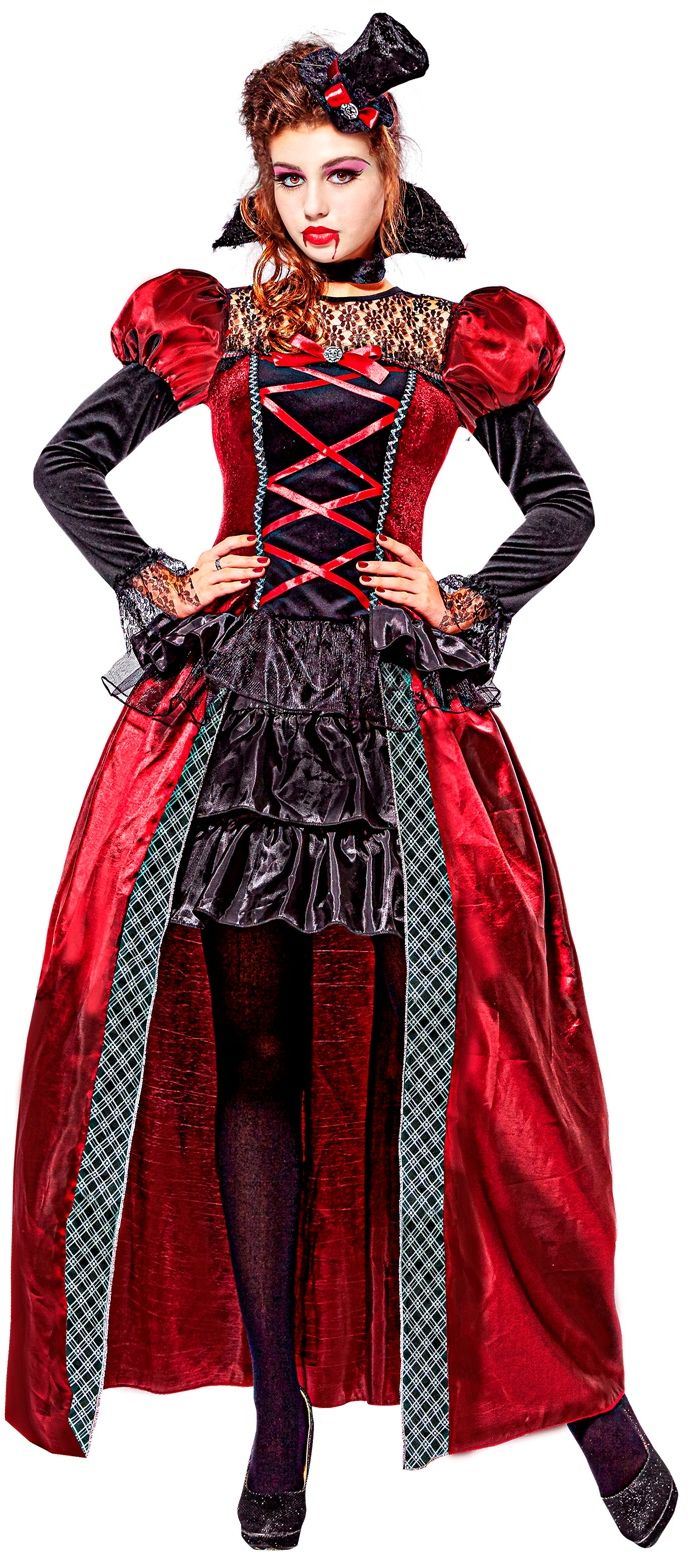 Victoriaanse vampier outfit dames