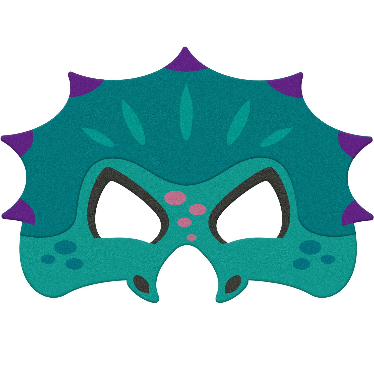 Vilten Dino oogmasker