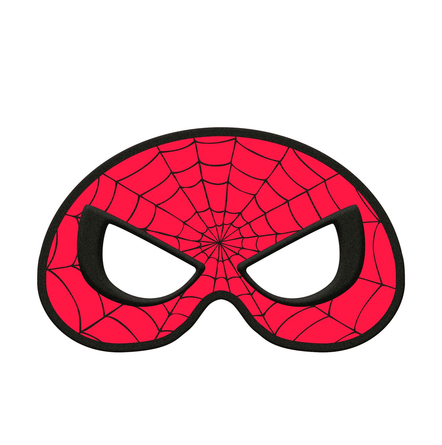 Vilten Spiderman oogmasker