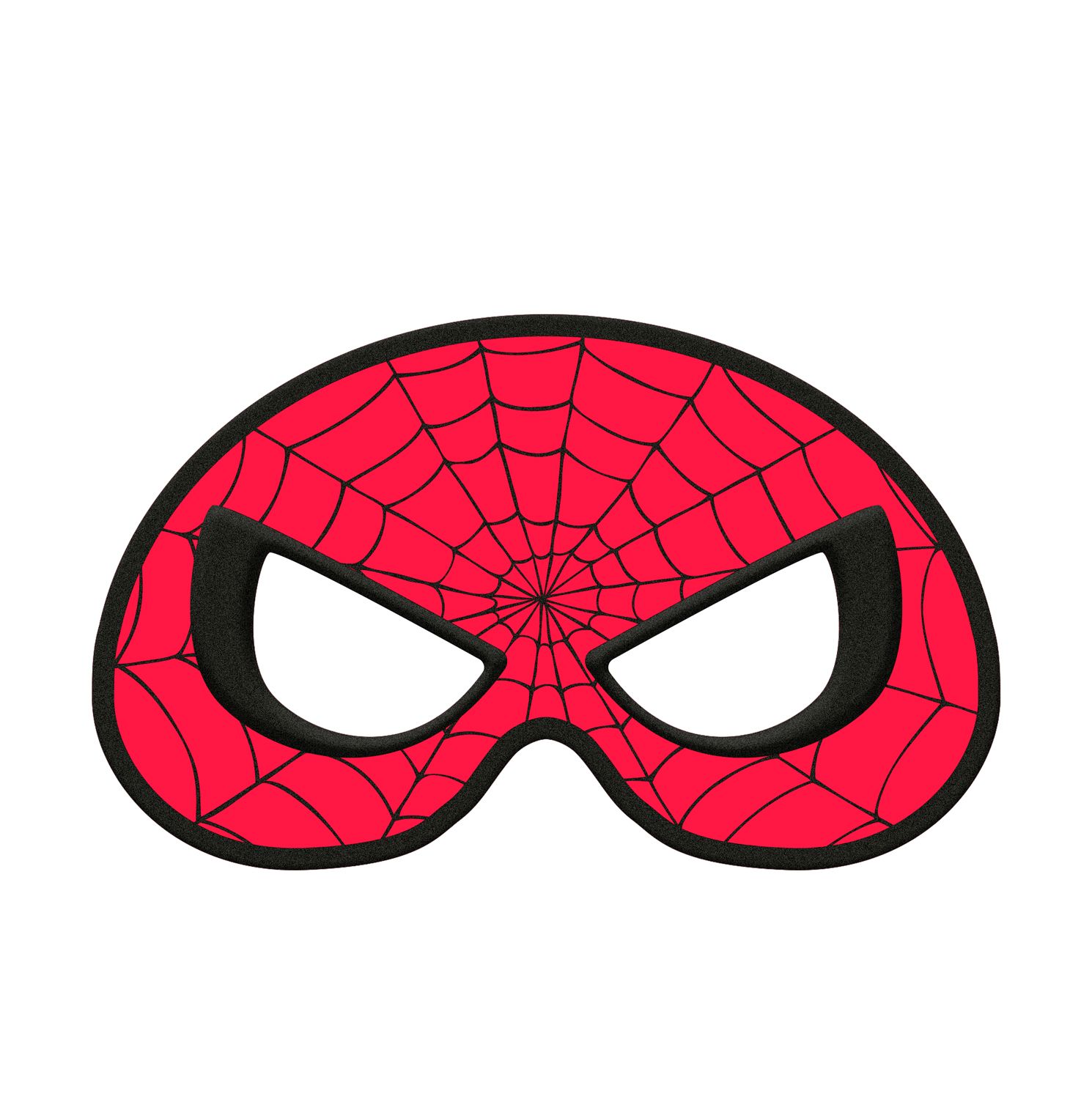 Vilten Spiderman oogmasker