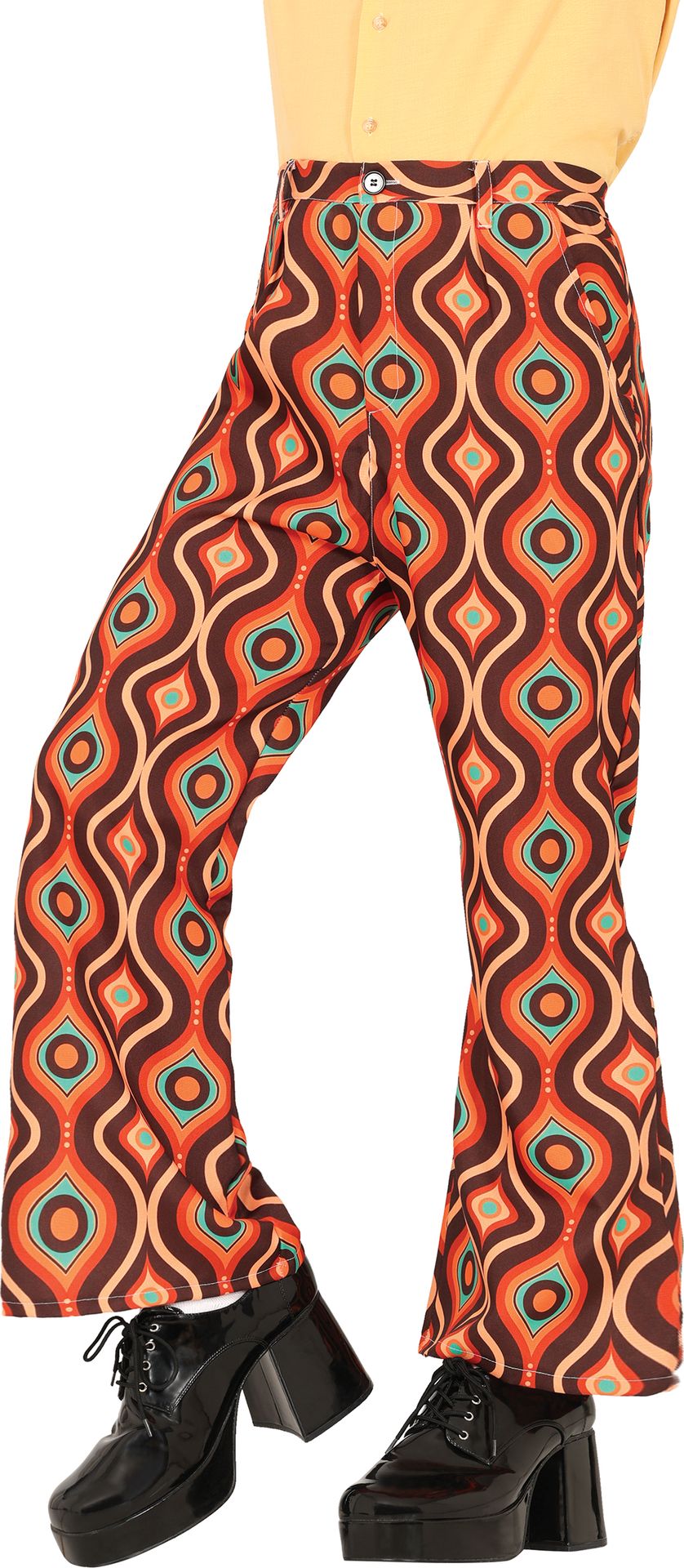 Vintage Regenboog 70's Pantalon heren
