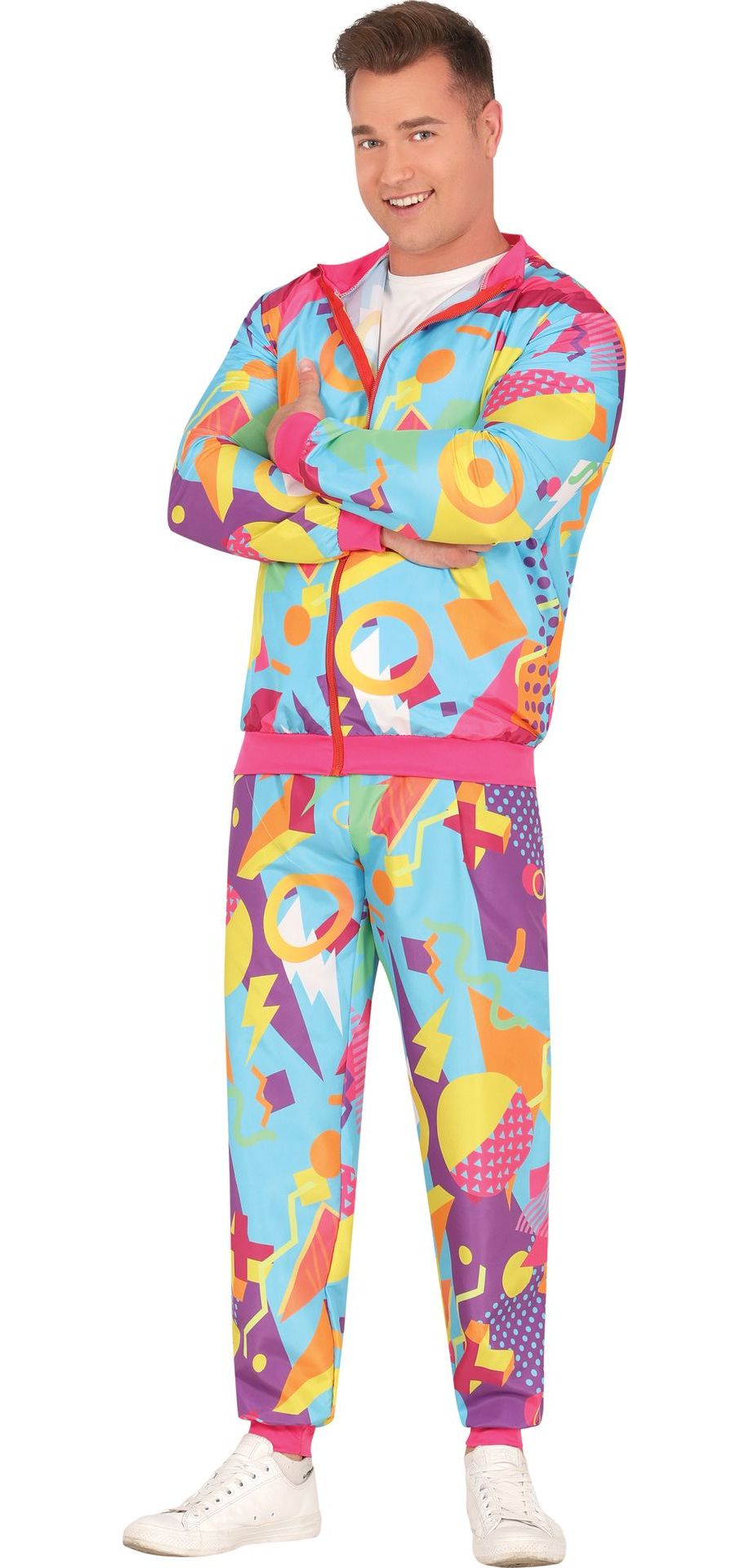 Vintage Sportpak Regenboogkleuren 90s