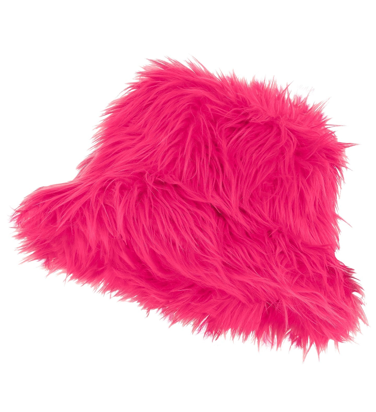 Vissershoedje Pluche Neon Roze