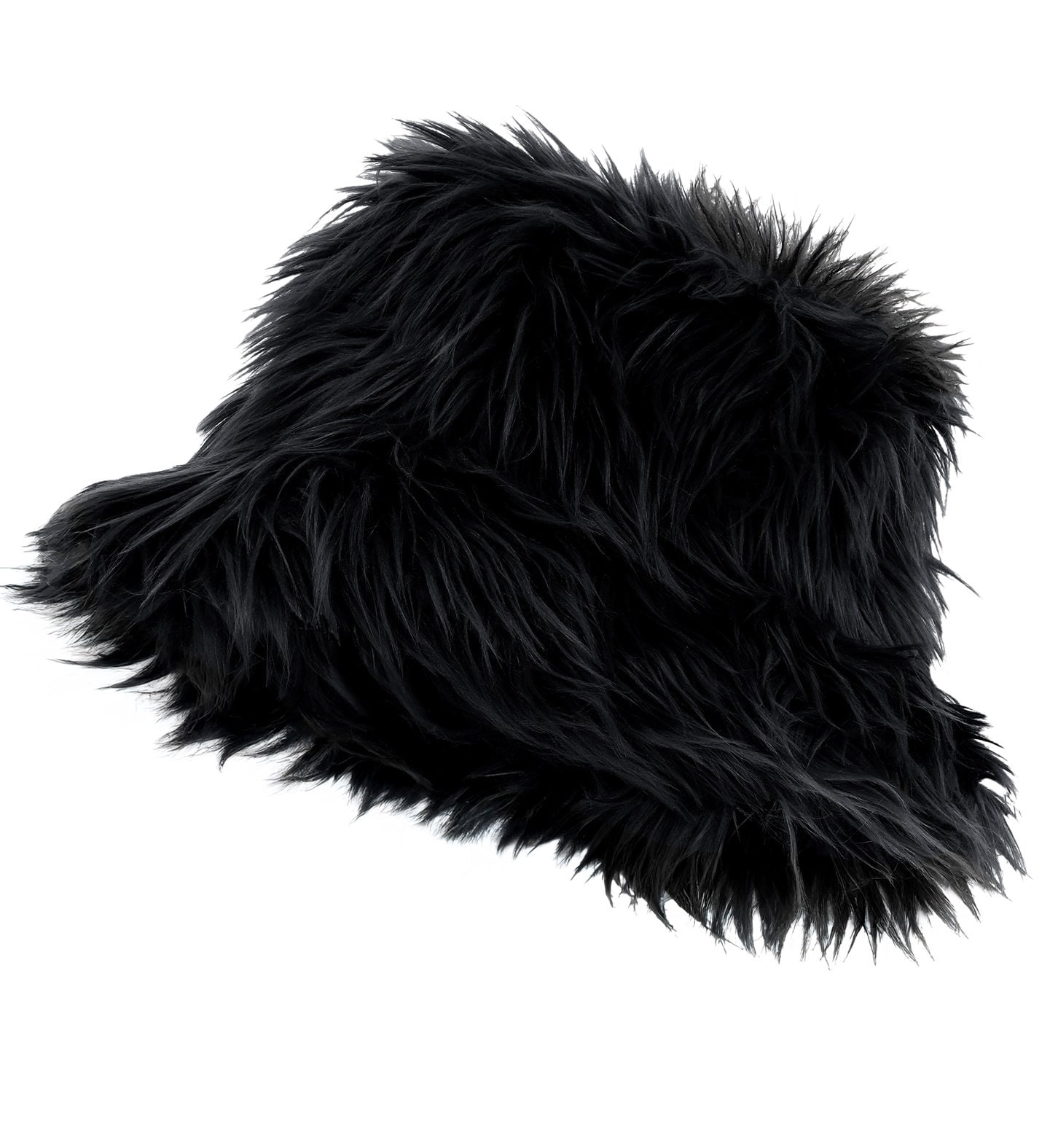 Vissershoedje Pluche Zwart