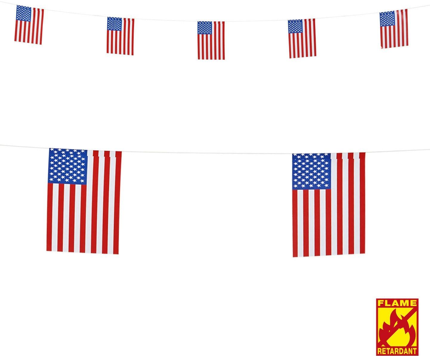 Vlaggenlijn amerikaanse vlag