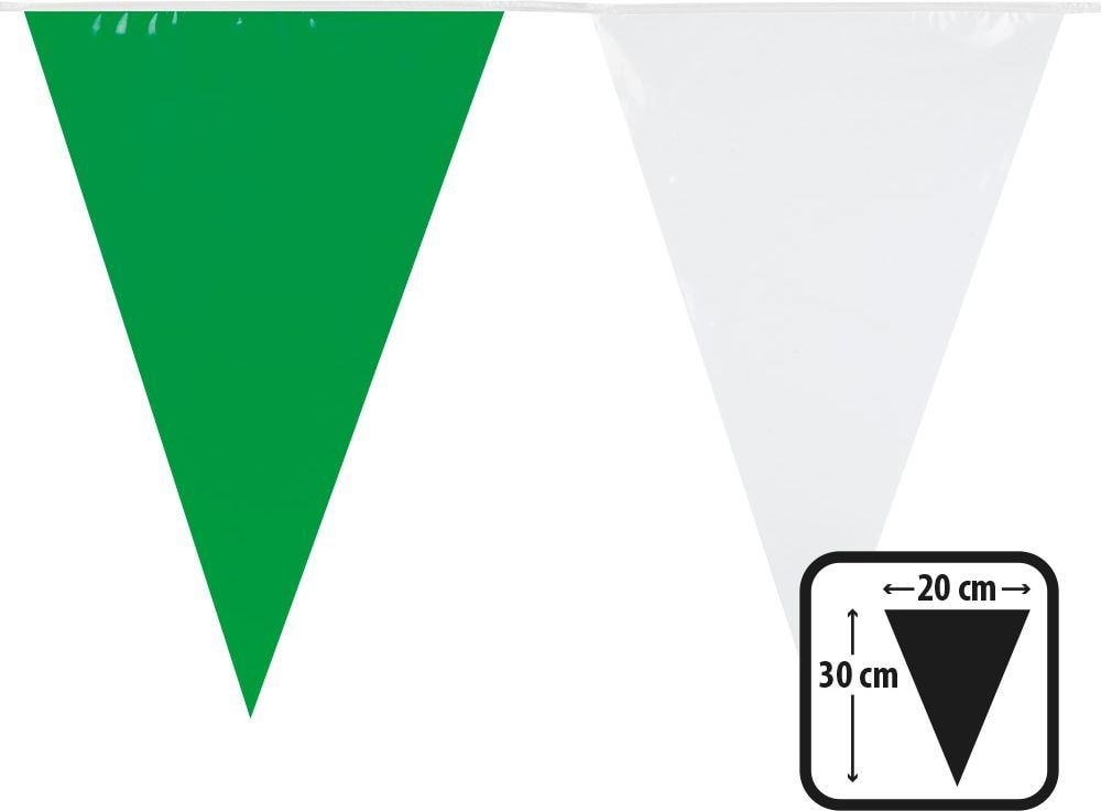 Vlaggenlijn groen wit