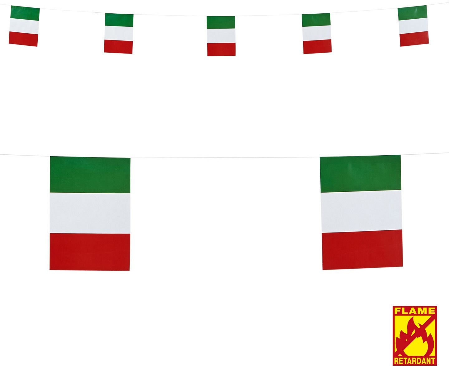 Vlaggenlijn italiaanse vlag