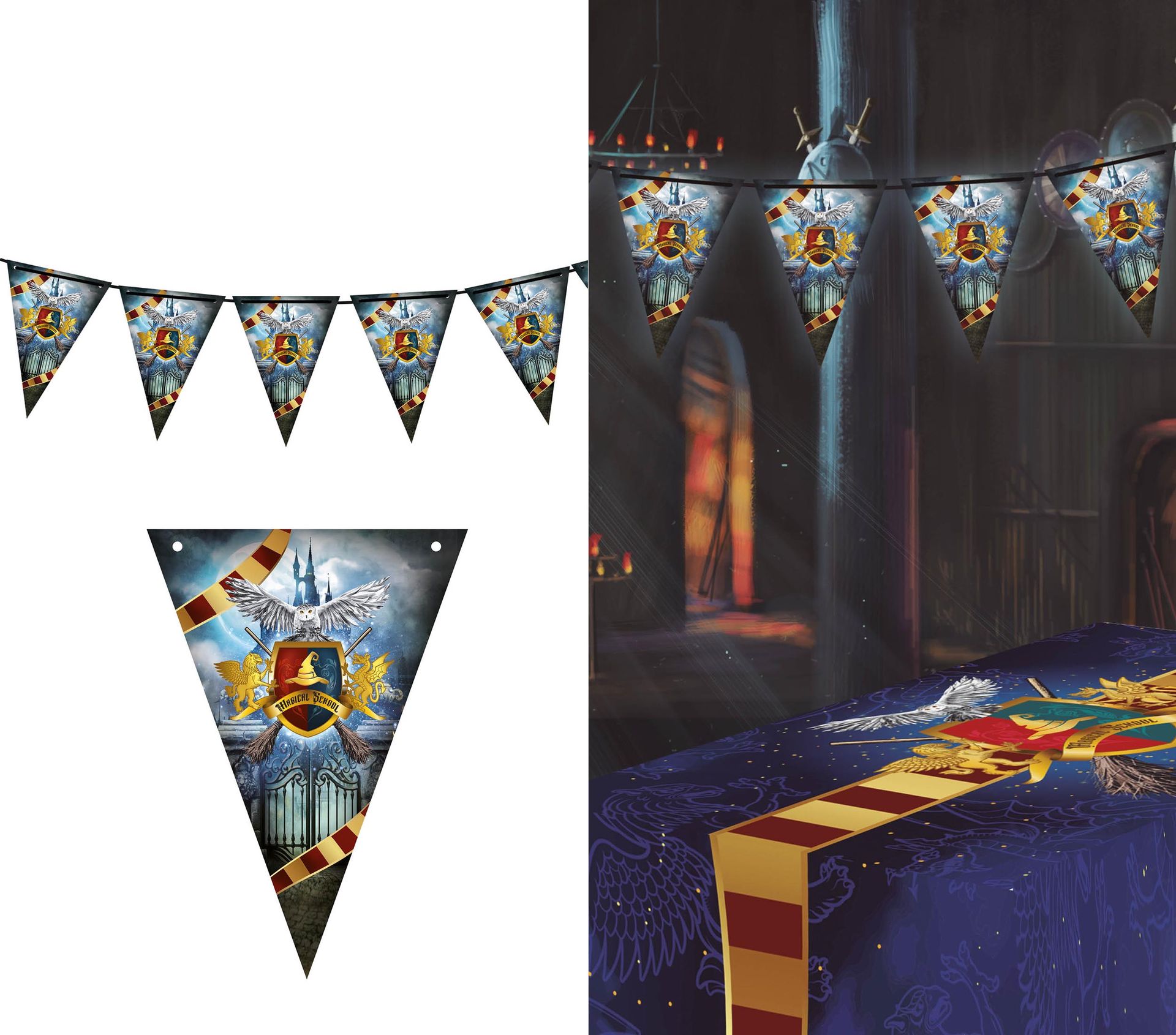 Vlaggetjeslijn Harry Potter 3m