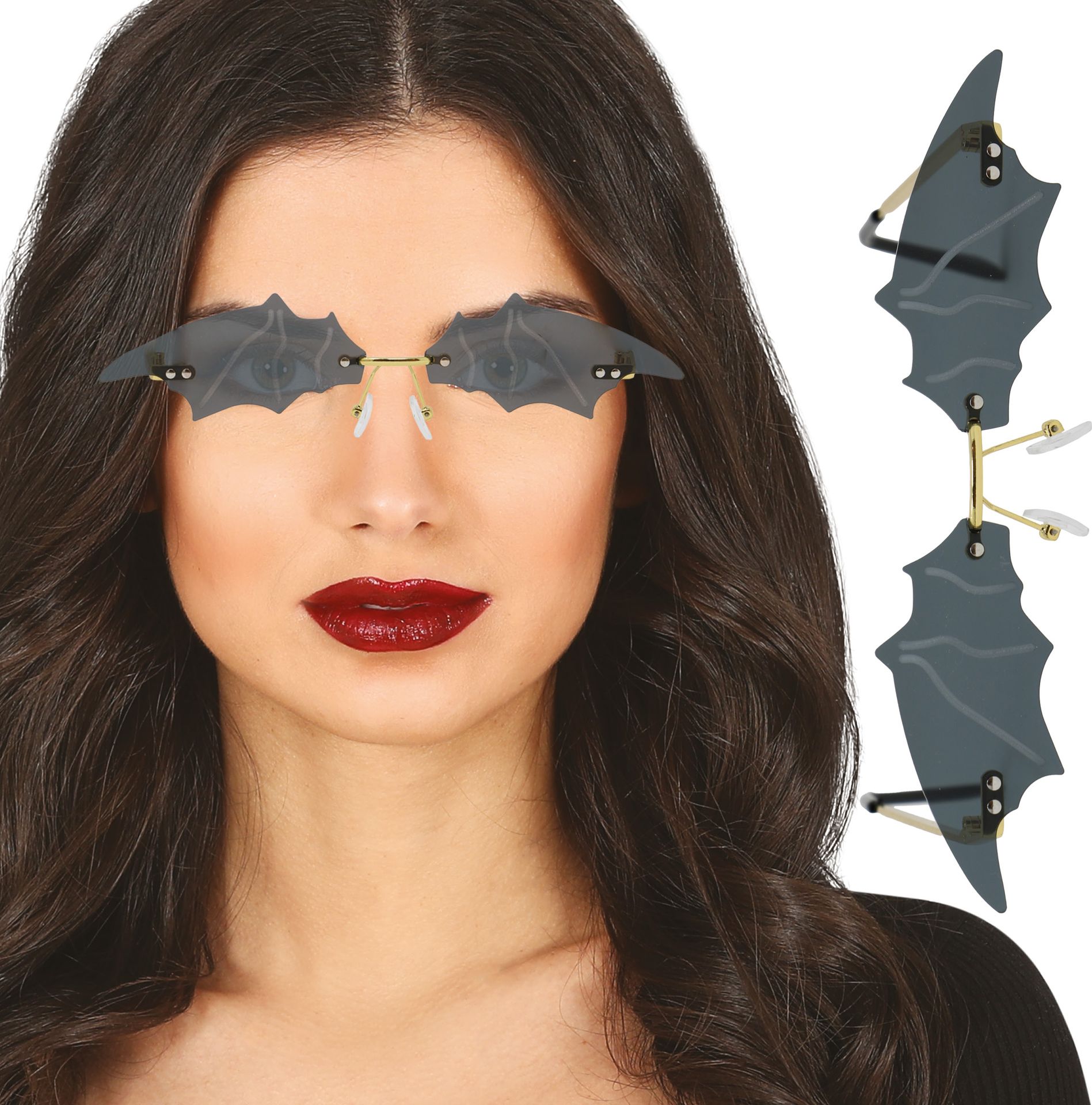 Vleermuis bril plastic halloween