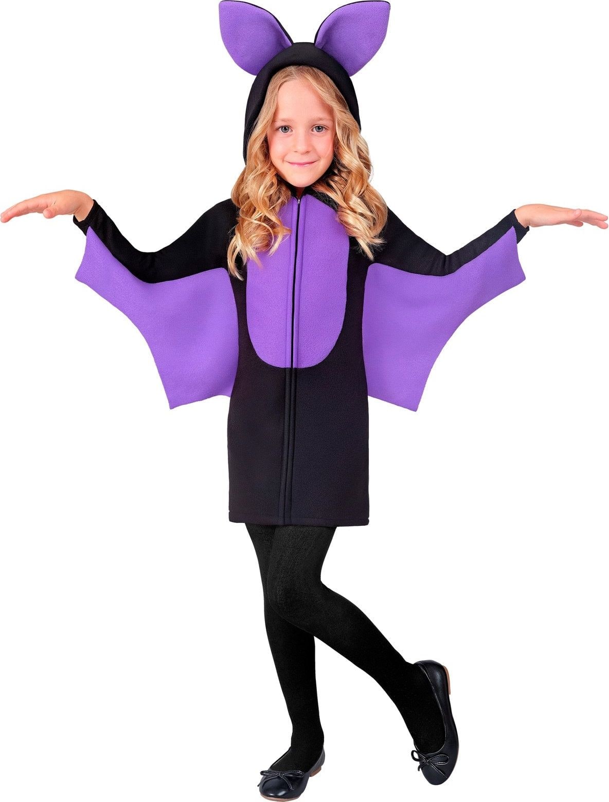 Vleermuis Pak Kostuum Zwart Meisjes