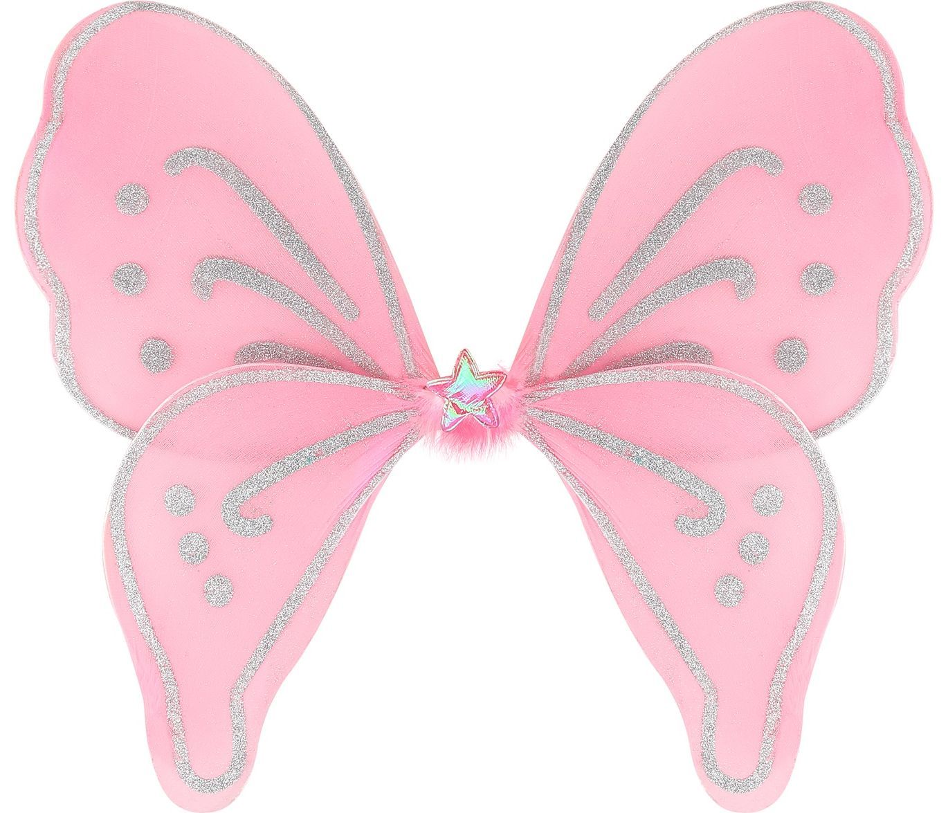 Vleugels fantasy glitter roze kind