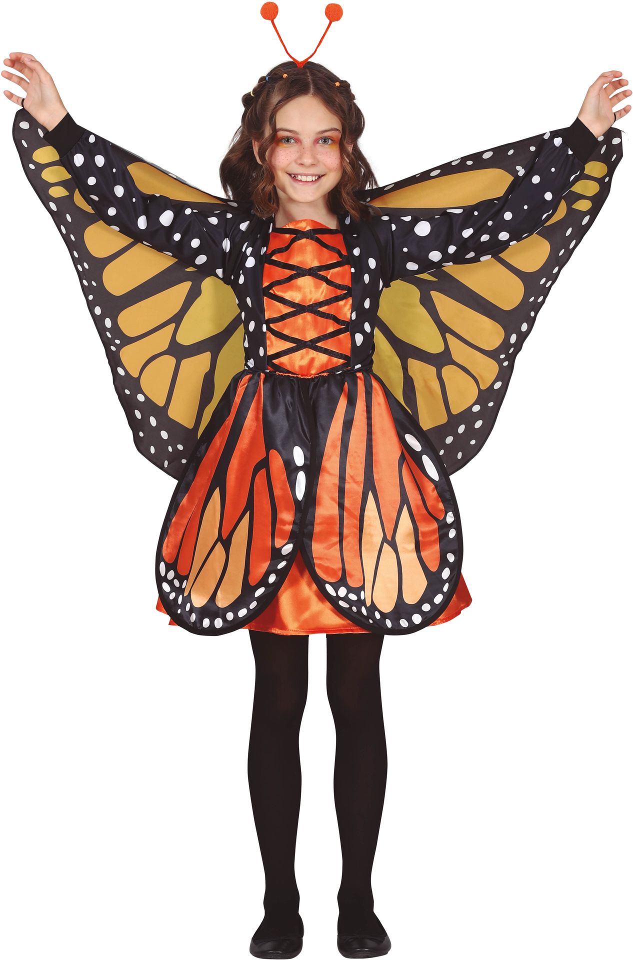 Vlinder met vleugels outfit meisjes