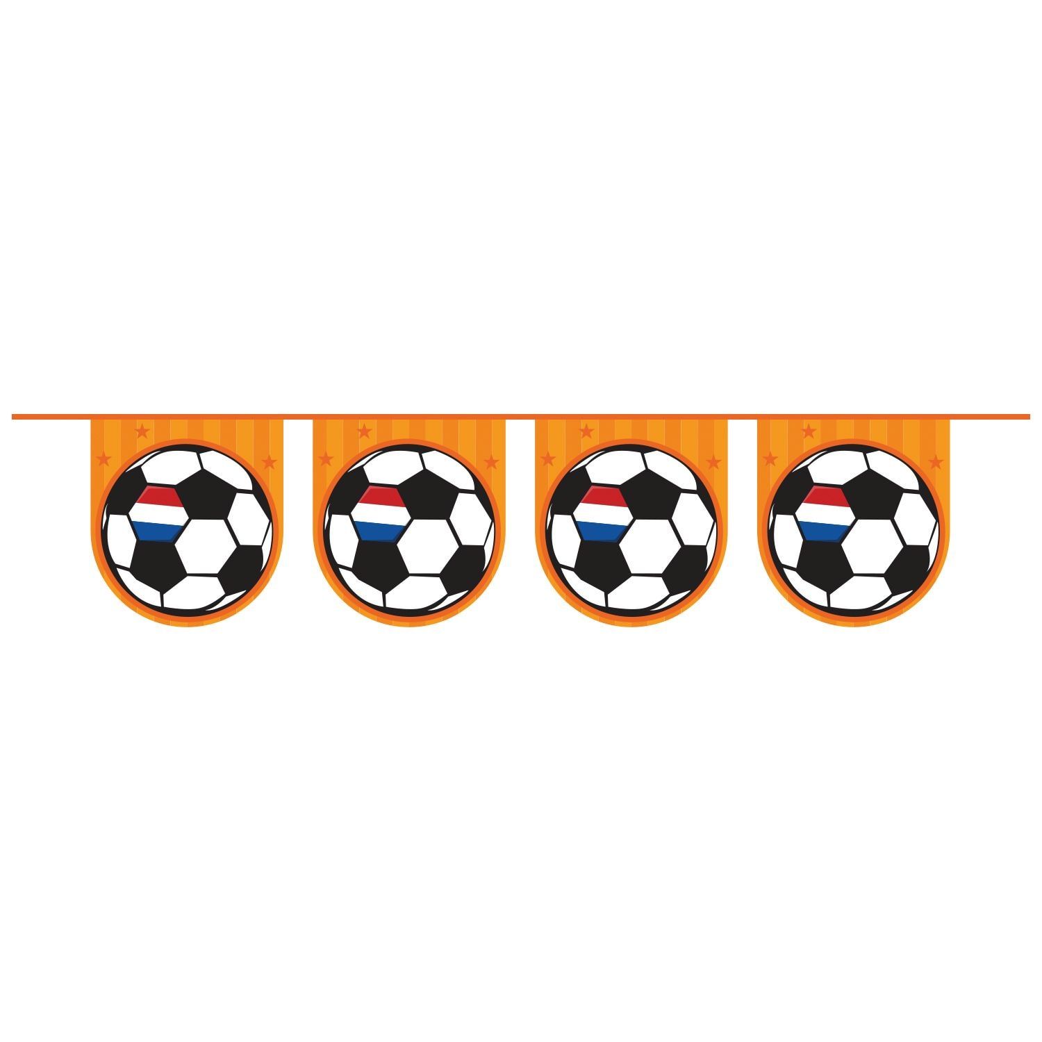 Voetbal Holland vlaggenlijn