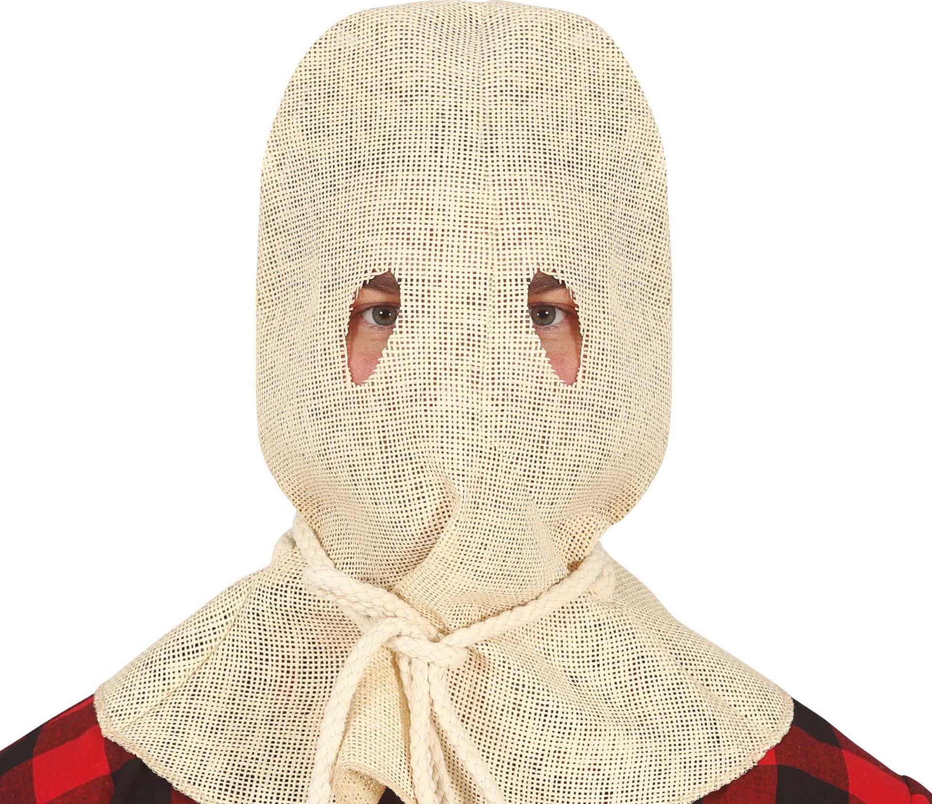 Vogelverschrikker masker met touw halloween