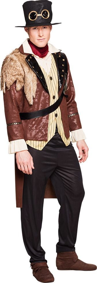 Volledig luxe steampunk outfit heren