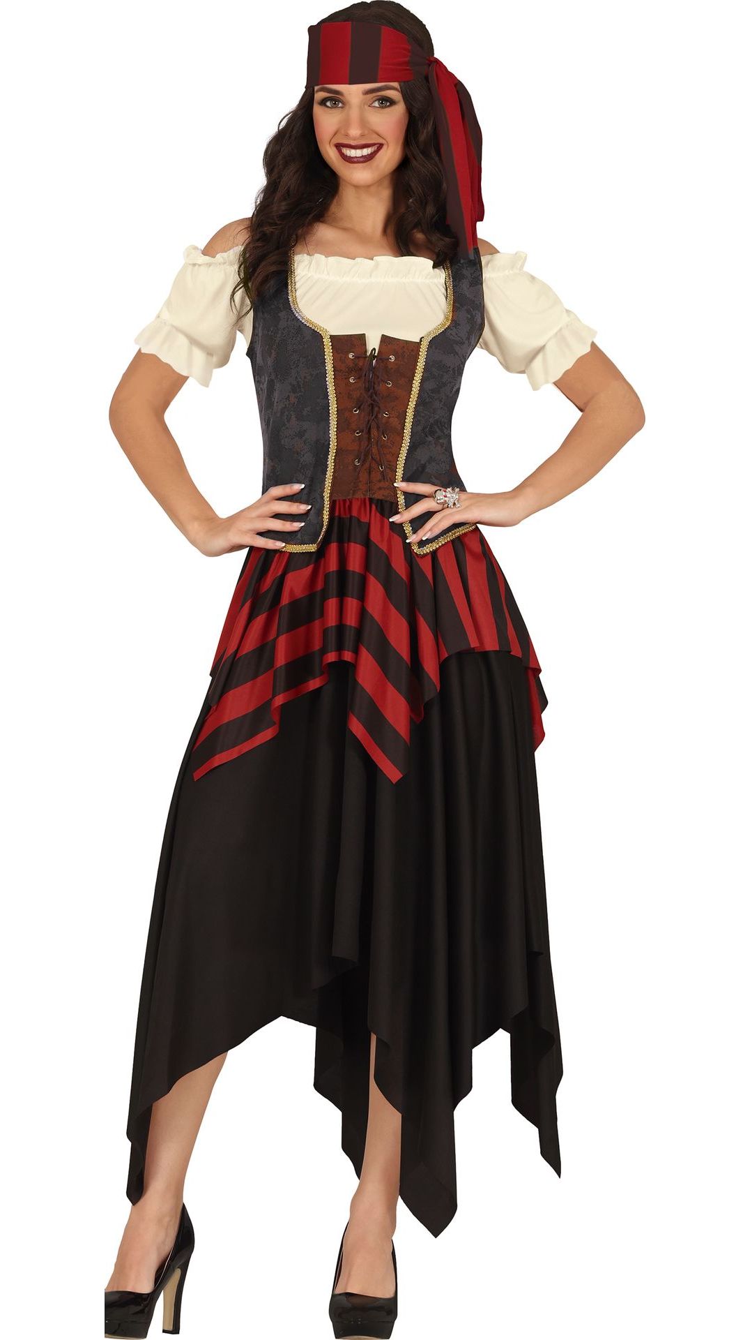 Volwassenen Piratenoutfit Jange Jurk