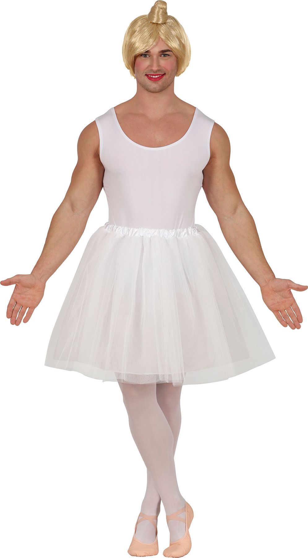 Vrijgezellenfeest Balletdanser Outfit Wit