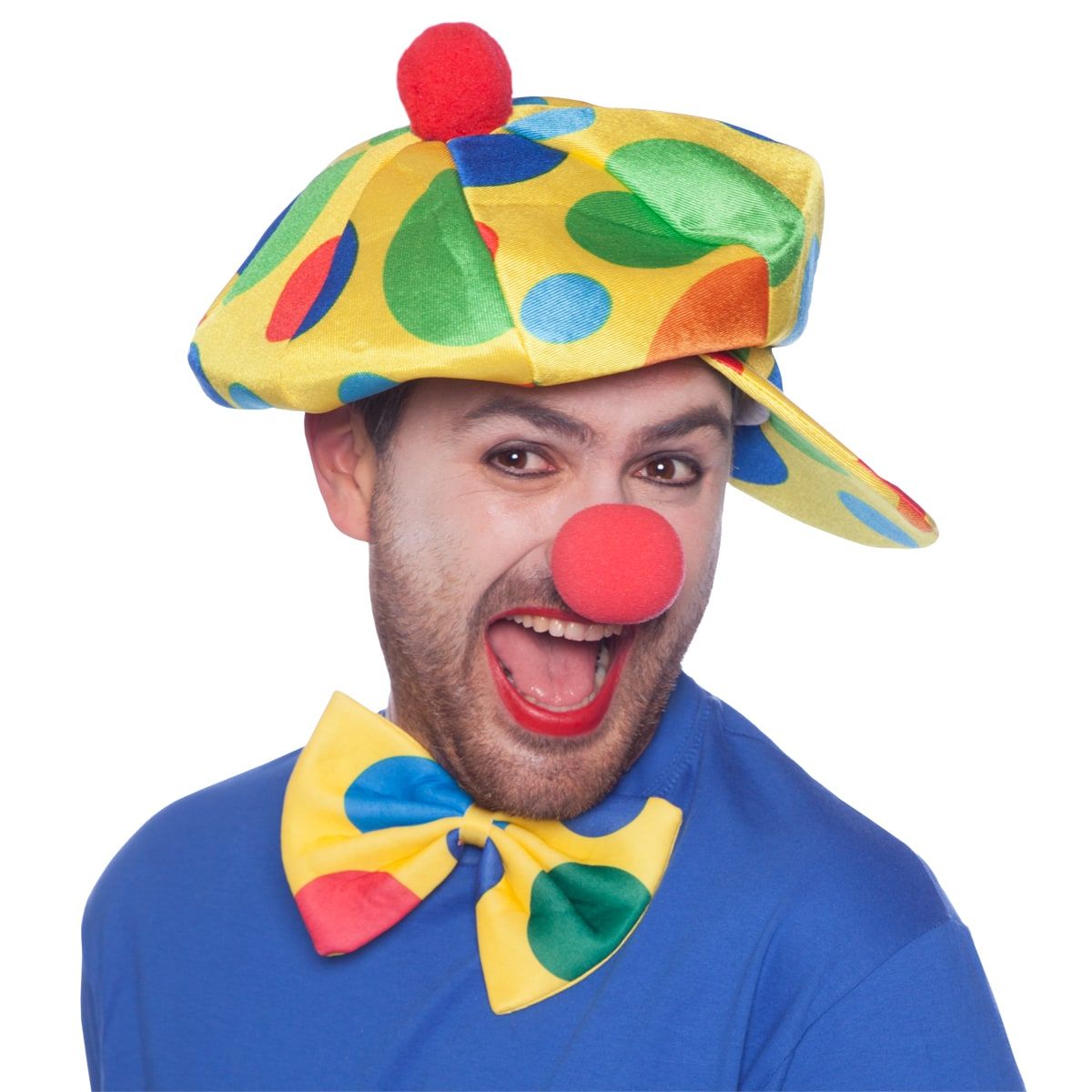 Vrolijke stippen clownspet