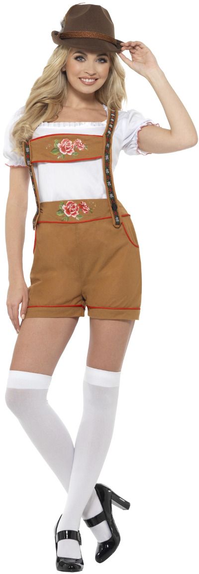 Vrouwen lederhose oktoberfest