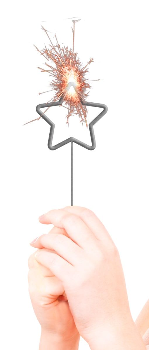 Vuurwerk sterretje stervormig 16,5cm