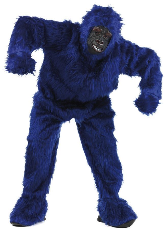 Warm blauw gorilla pak