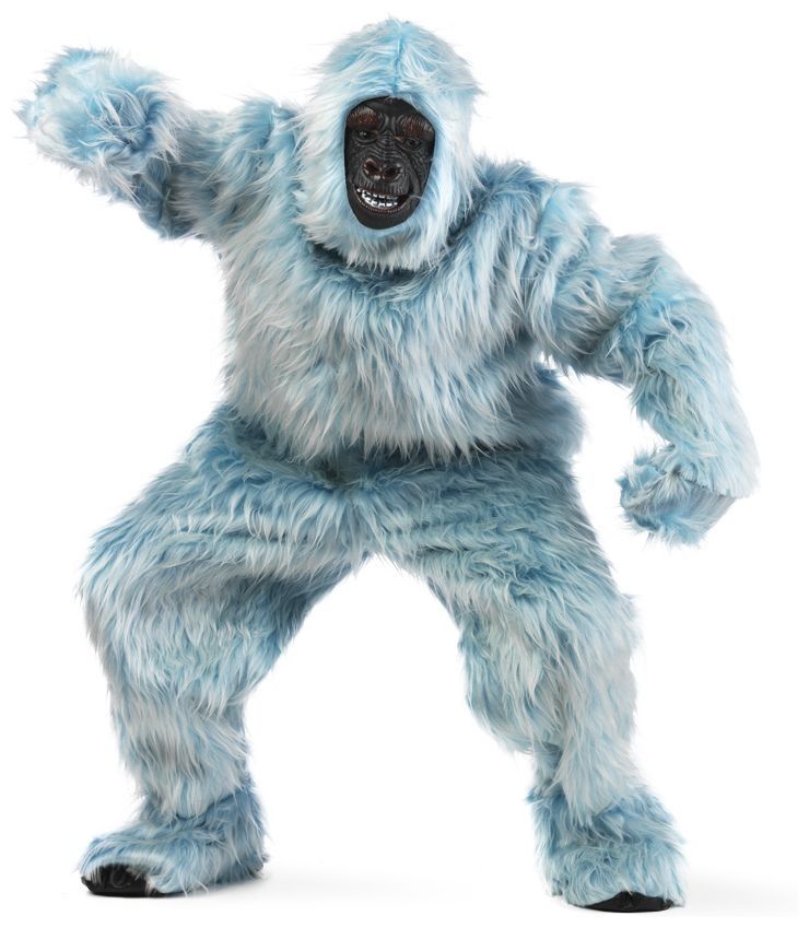 Warm licht blauw gorilla pak