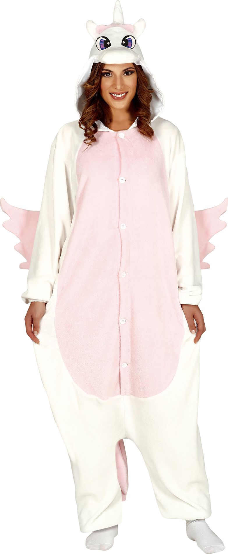 Warme unicorn roze onesie