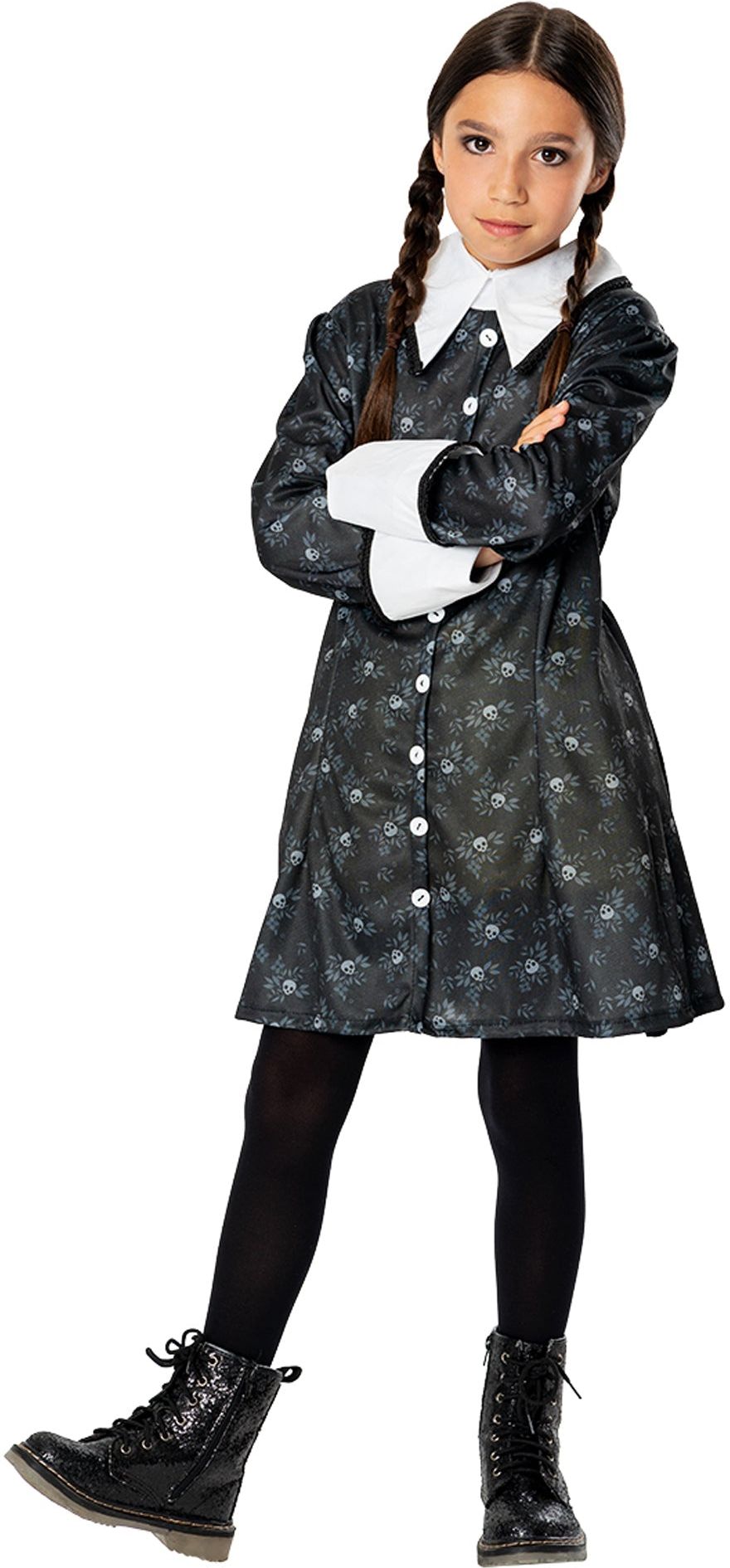 Wednesday Addams Family Outfit Meisjes