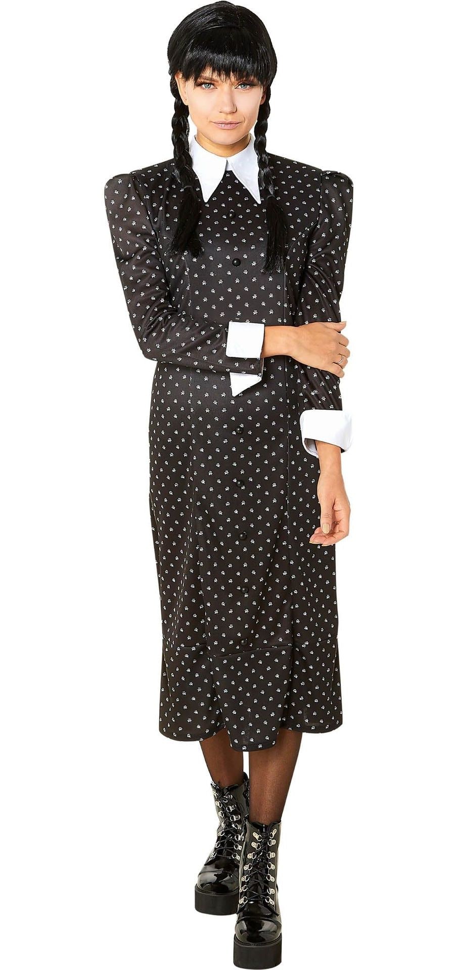 Wednesday Addams Family Outfit Vrouwen