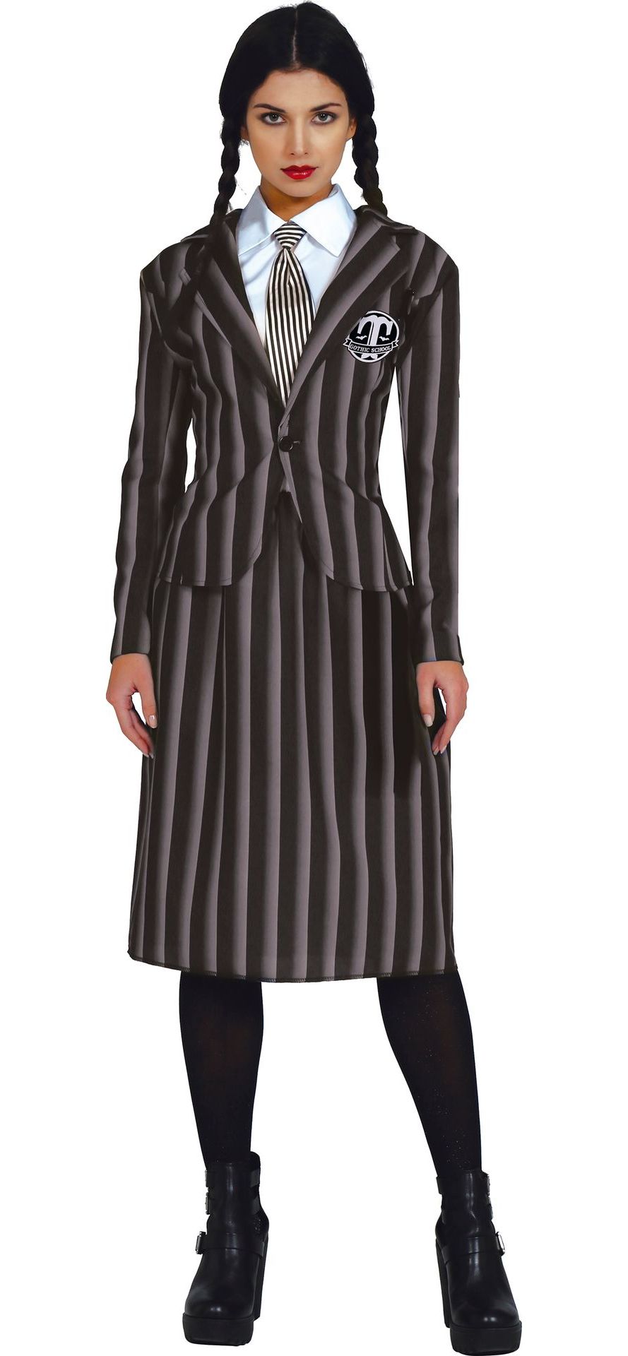 Wednesday Addams Family school uniform tiener