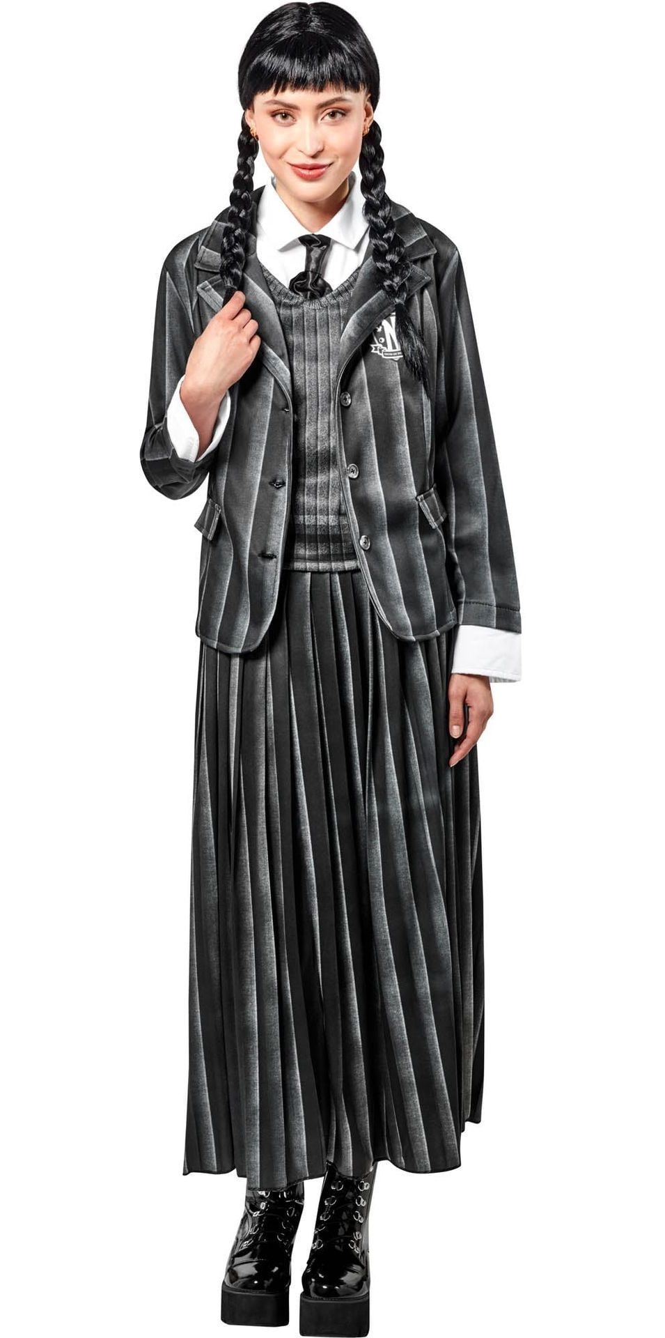 Wednesday Addams School Uniform Outfit Vrouwen Addams Family
