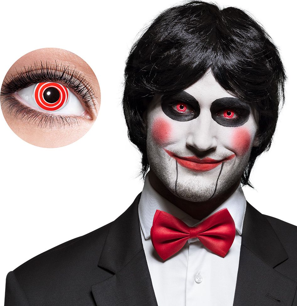 Weeklenzen Spiraal rood halloween