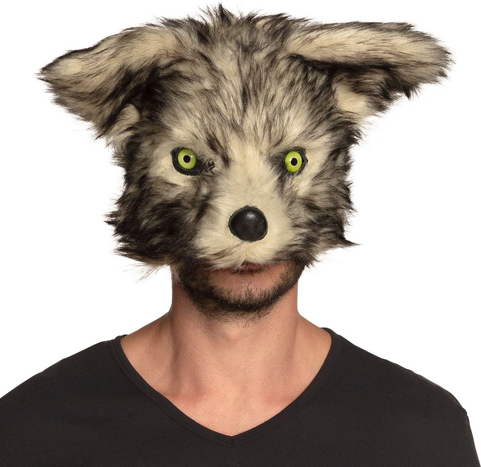 Weerwolf masker pluche