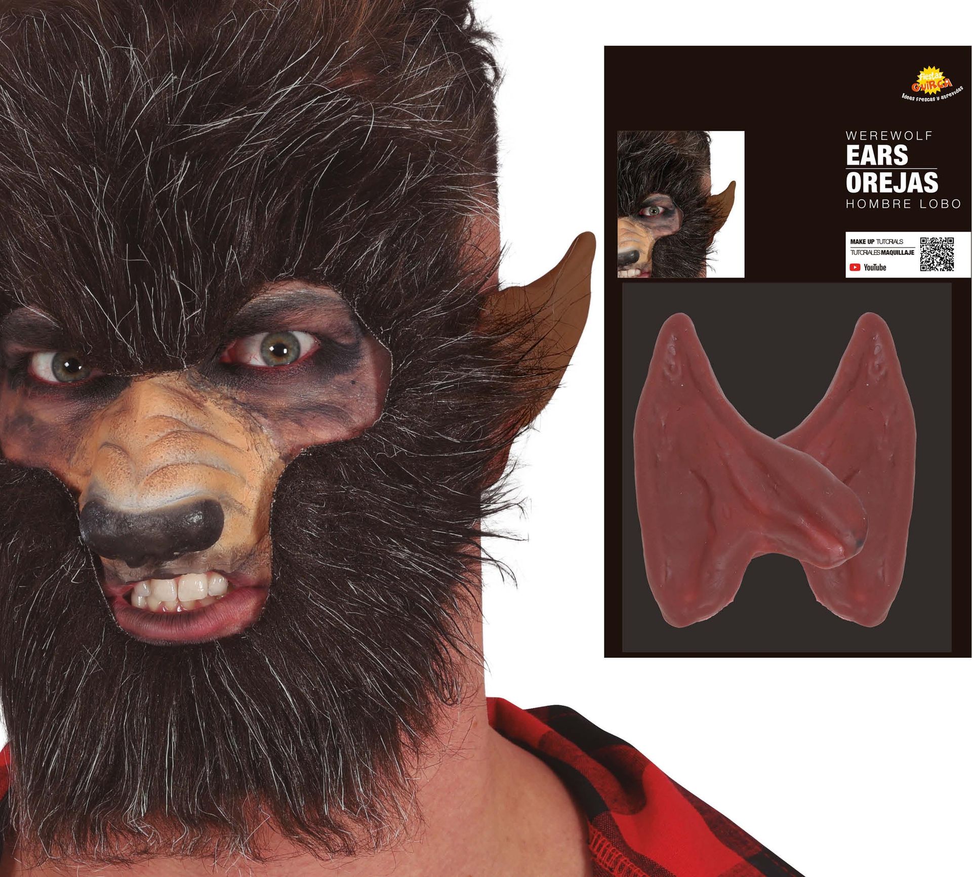 Weerwolf nep oren halloween