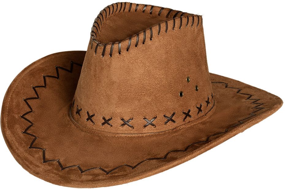 Western cowboy hoed imitatieleer