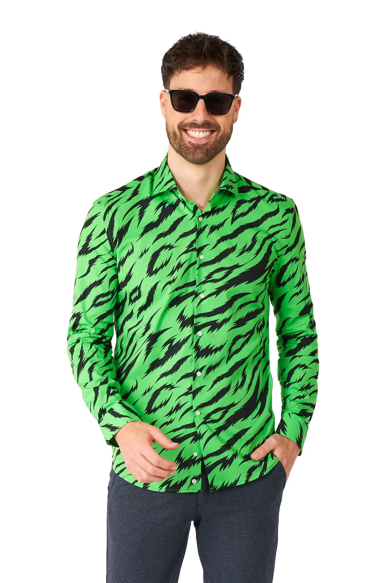 Wild Animal shirt Heren Opposuits