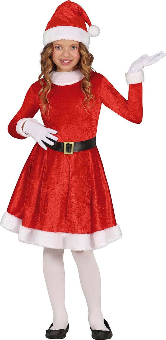 Winterse kerstmeisje jurk kinderen