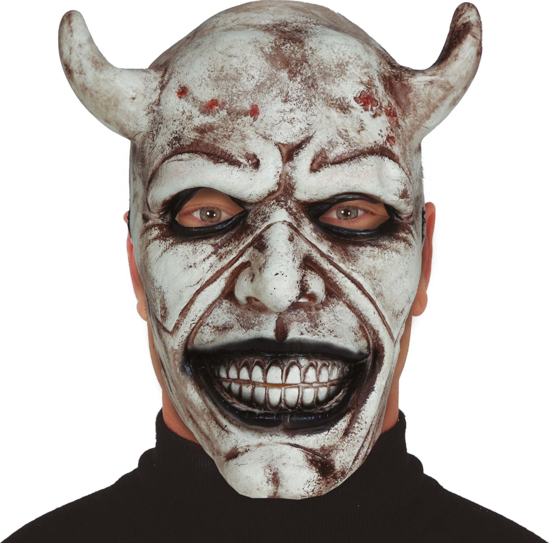 Wit demoon masker halloween