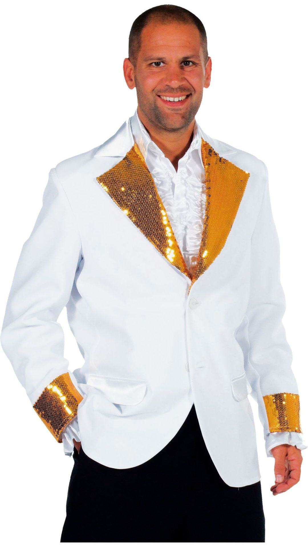 Wit gouden colbert heren