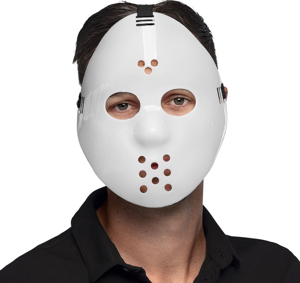 Wit Hockey Gezichtsmasker