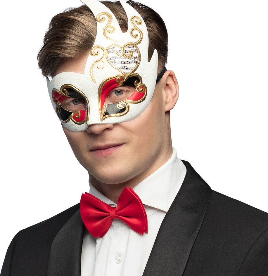 Wit Venetiaans Masker Opera