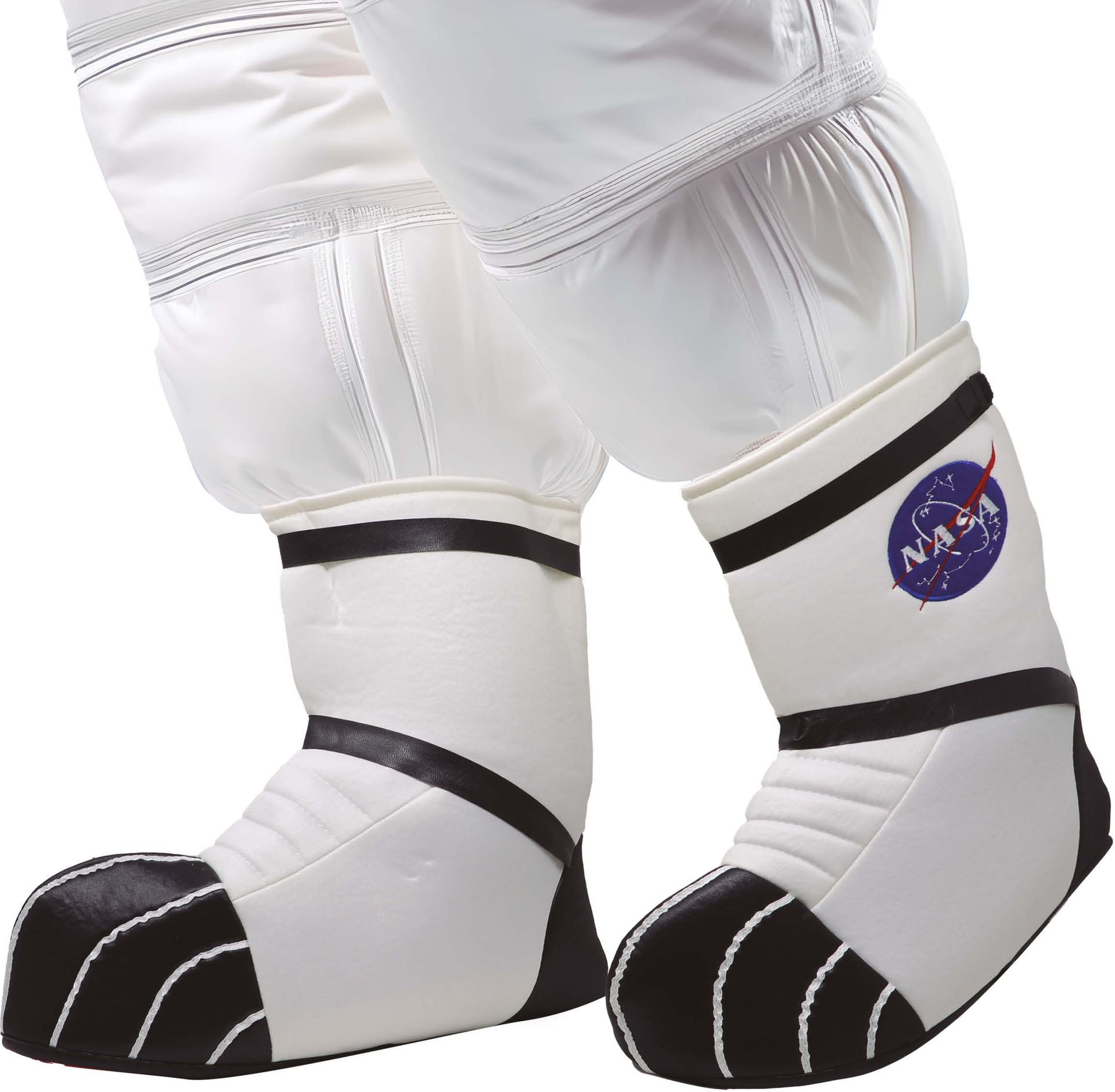 Witte Astronaut Boots Hoezen Schoenen Carnaval